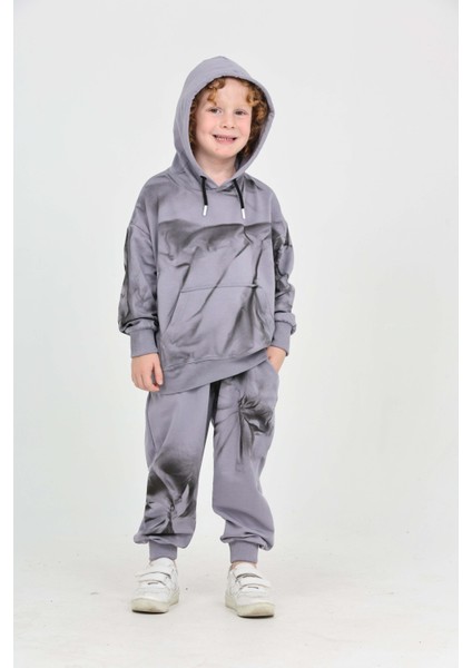 Erkek Çocuk Hype Baskılı Eşofman Takım modelleri