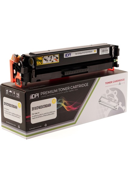Hp 201X CF402X Sarı Chipli Muadil Toner 2800 Baskı