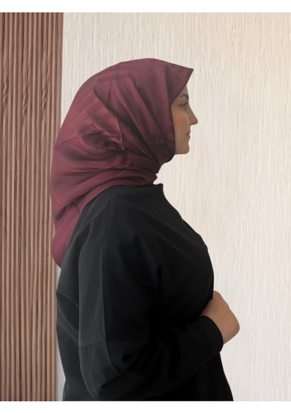 Çizgili Jakar Eşarp- Sarqa Scarft