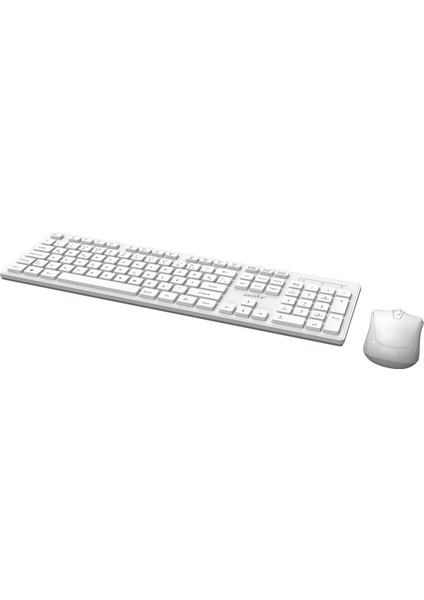 KM6225 Q Kablosuz Beyaz Klavye Mouse Set