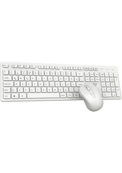 KM6225 Q Kablosuz Beyaz Klavye Mouse Set modelleri