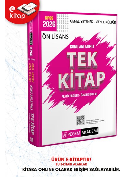 2026 Kpss Ön Lisans Genel Yetenek Genel Kültür Konu Anlatımlı Tek