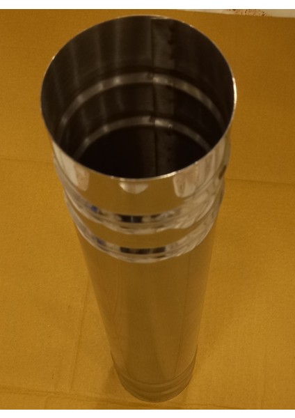 Semaver & Soba Boru Bacası Çap 8,2 cm Derinlik 50 cm Paslanmaz Krom Çelik 430 fırsatları