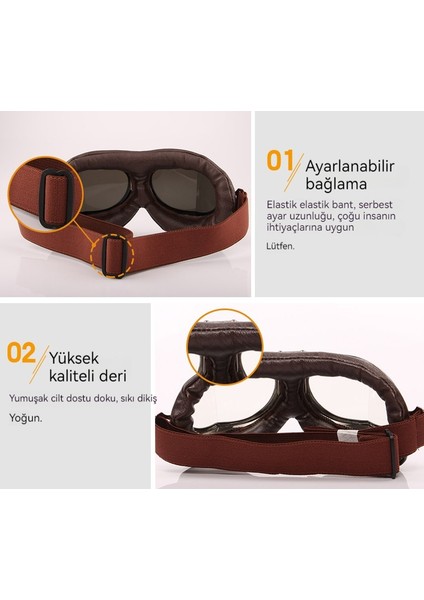 Erkekler Açık Bisiklet Harley Gözlükleri (Yurt Dışından) fiyatları