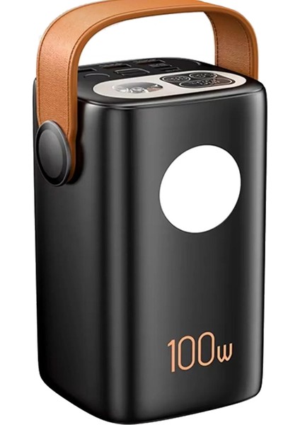 60.000 Mah Powerbank Hızlı Şarj Pd 100W Taşıma Askılı Şarj Istasyonu LED Işıklı 3xusb 2xtype-C