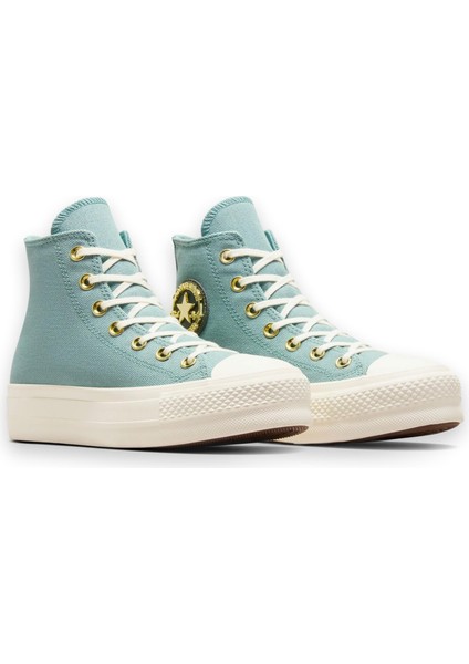 A11495C Chuck Taylor All Star Lift Sneakers Açık Yeşil Unisex Spor Ayakkabı