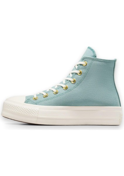 A11495C Chuck Taylor All Star Lift Sneakers Açık Yeşil Unisex Spor Ayakkabı modelleri
