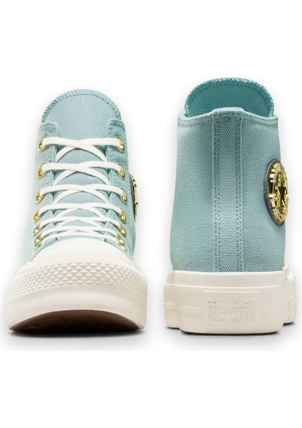 A11495C Chuck Taylor All Star Lift Sneakers Açık Yeşil Unisex Spor Ayakkabı fırsatları