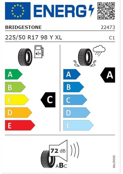 225/50 R17 98Y Xl Potenza Sport Oto Yaz Lastiği (Üretim Yılı:2025) fiyatları