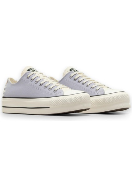 A12553C Chuck Taylor All Star Lift Crafted Laces Platform Sneaker Lila Unisex Aya