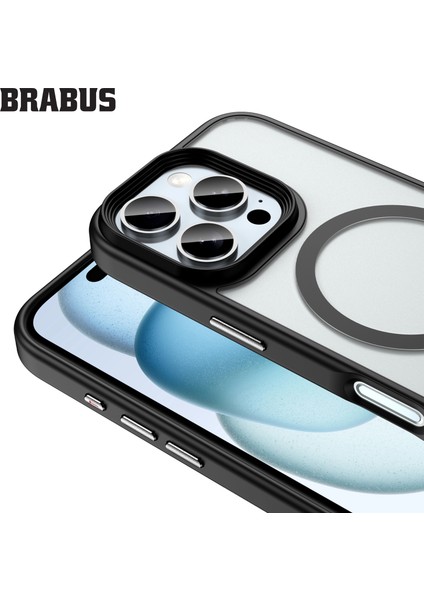 iPhone 16 Pro Max Anti-Shock Magsafe Özellikli Kenarları Yumuşak Buzlu Mat Fall Silikon Kılıf modelleri