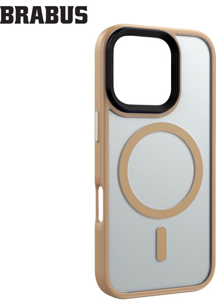 iPhone 16 Pro Max Anti-Shock Magsafe Özellikli Kenarları Yumuşak Buzlu Mat Fall Silikon Kılıf fiyatları