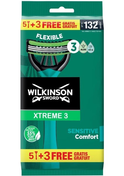 Sensitive Comfort Erkek Tıraş Bıçağı 5+3