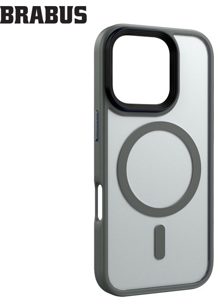 iPhone 16 Pro Max Anti-Shock Magsafe Özellikli Kenarları Yumuşak Buzlu Mat Fall Silikon Kılıf fiyatları