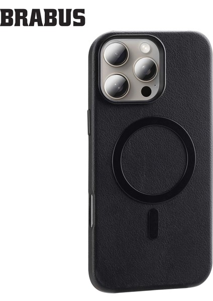 iPhone 16 Pro Max Magsafe Özellikli Içi Kadife Suni Deri Nar Kılıf fiyatları
