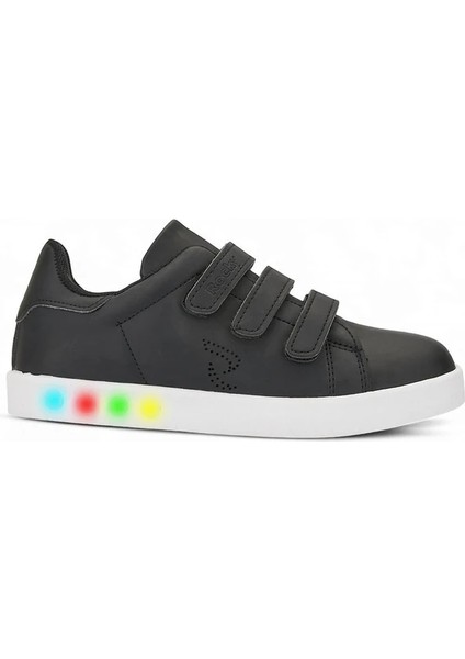 Simple Cırt Cırtlı Bağcıksız Rahat Günlük Kullanım Ortopedik Işıklı Spor Ayakkabı ve Sneaker