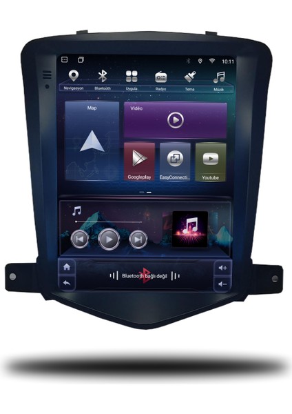 Medyamagic Chevrolet Cruze 2007-2013 Arası Tesla Ekran 8-128 GB Multimedya Navigasyon