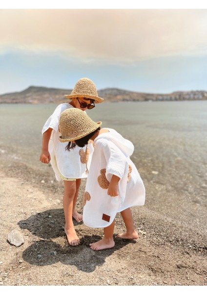 2 Kat Müslin Çocuk Souris Panço fırsatları