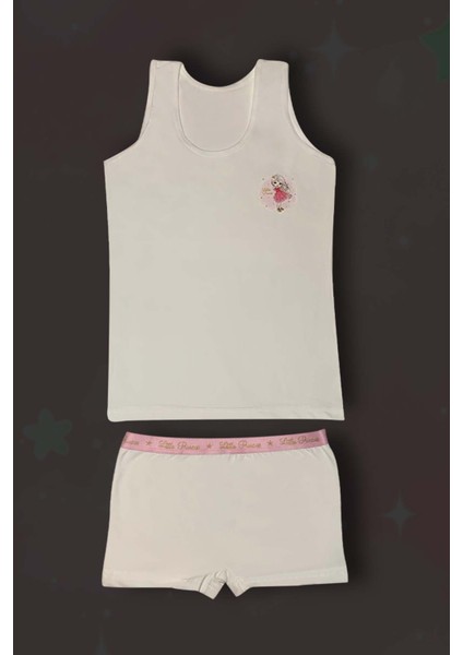 3'lü Kız Çocuk Pamuklu Atlet Boxer Çamaşır Takımı fiyatları