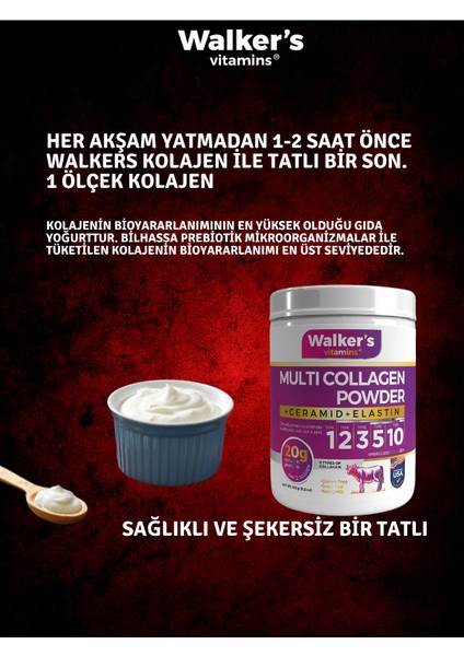 Walker`s (Men) %100 Saf ve Doğal Ceramide, Cranberry, Içeren Çift Hidrolize Kolajen Collagen modelleri