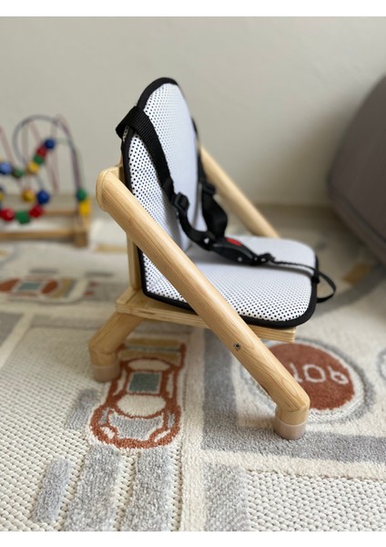 Eat & Joy Duo Portatif Katlanır Yükseltici Ahşap Mama Sandalyesi Bebek Çocuk Yer Sandalyesi fırsatları