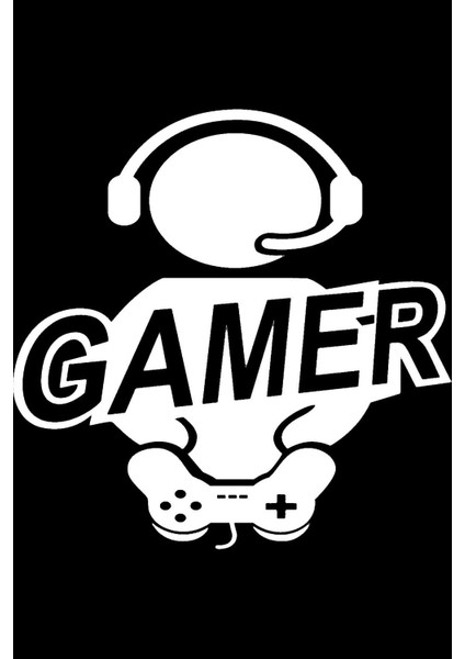 Gamer Sticker (Oto-Motor-Laptop-Duvar-Dekor) 10 x 10 cm modelleri
