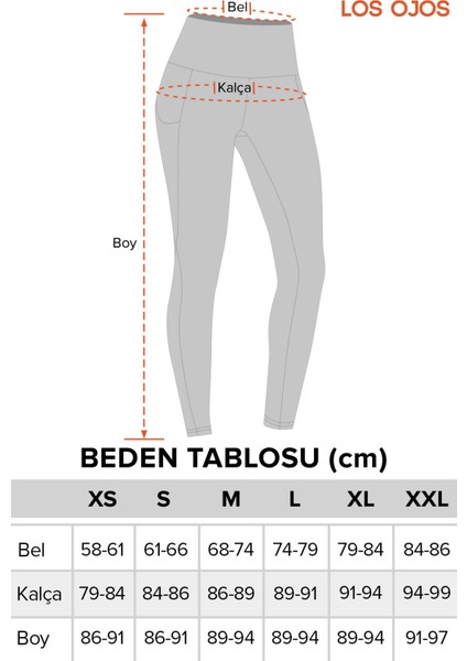 Kadın Siyah Yüksek Bel Çift Cepli Toparlayıcı Spor Tayt