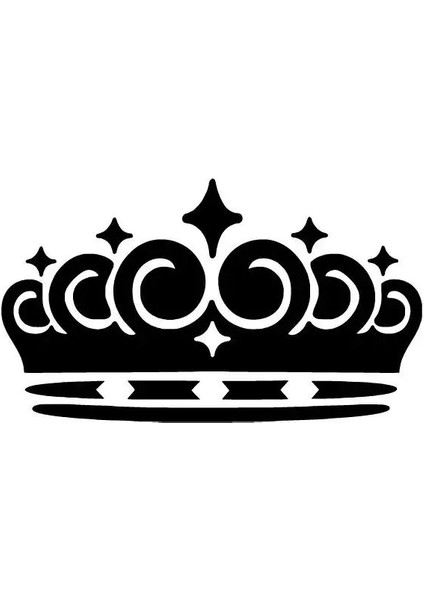 Kraliçe Tacı Sticker Duvar Dekor Sticker 40 x 24 cm