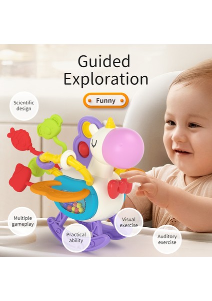Unicorn Larala Bebek Parmakları Yumuşak Tutkal Çıngıraklı Erken Eğitim Oyuncakları Basın (Yurt Dışından) fiyatları
