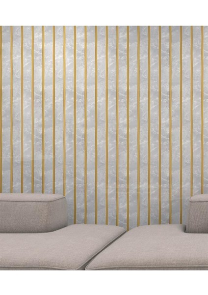 120CMX300CM Tek Parça Yapışkanlı Rulo Gold Mermer Desenli Gri Duvar Paneli Kağıdı Silivri QM0138 modelleri