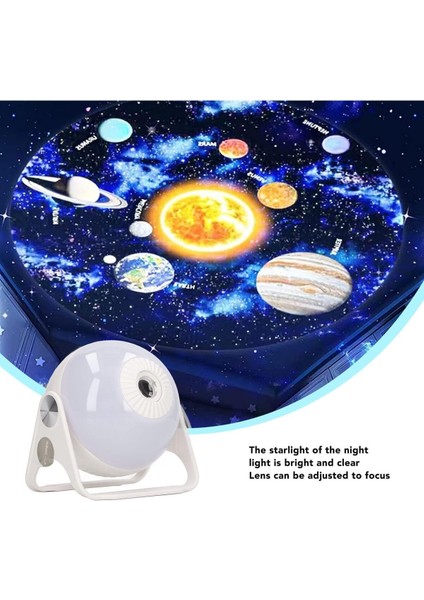 Tam Yıldız Projeksiyon Işığı, Parti Için Harika Yüksek Çözünürlüklü Gece Işığı Projektörü