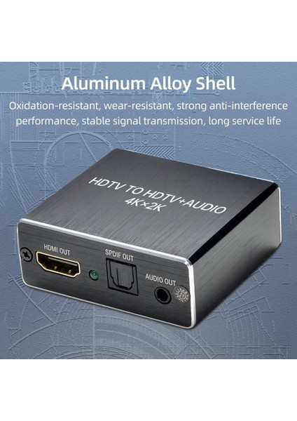 SE-7155 HDMI To HDMI Optik Stereo 2.0 4K Ayırıcı Çevirici Dönüştürücü Adaptör modelleri