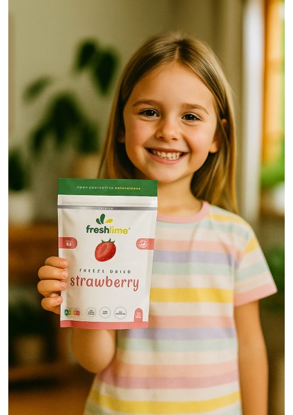 8`li Avantaj Paket Çilek Kuru Meyve Cipsi - 120 gr