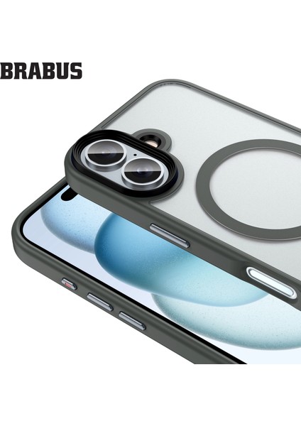 iPhone 16 Anti-Shock Magsafe Özellikli Kenarları Yumuşak Buzlu Mat Fall Silikon Kılıf modelleri