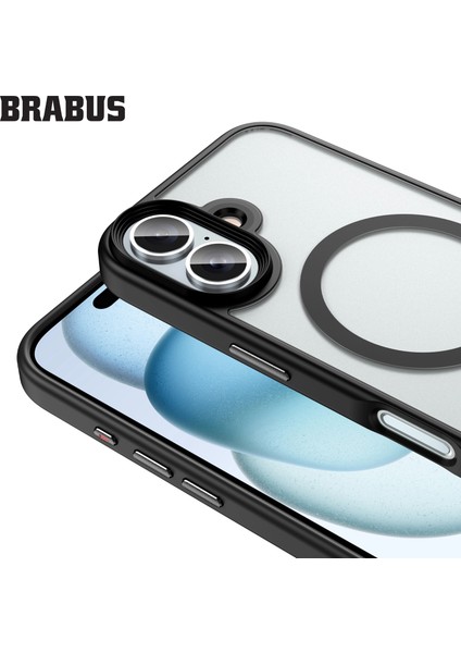 iPhone 16 Anti-Shock Magsafe Özellikli Kenarları Yumuşak Buzlu Mat Fall Silikon Kılıf modelleri