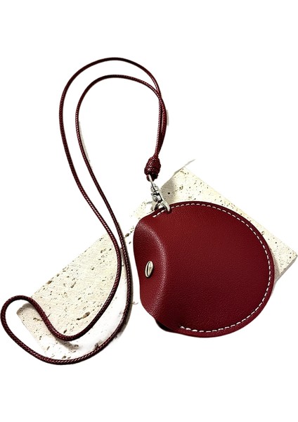 Yeni Stil Saklama Çantası Boyun Asılı Bluetooth Kulaklık Gözlük Anahtar Deri Taşınabilir (Yurt Dışından)