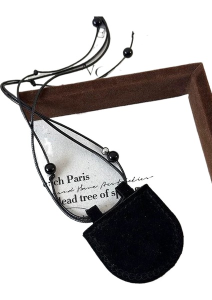 Yeni Stil Saklama Çantası Boyun Asılı Bluetooth Kulaklık Gözlük Anahtar Deri Taşınabilir (Yurt Dışından)