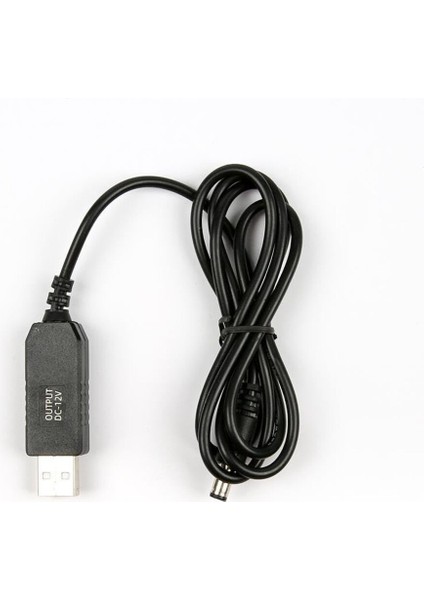 5V-12V USB To Dc 5.5x2.5mm Kablo 12V 1A 5 Volt 12 Volt Yükseltici Superbox Adaptör Çevirici fiyatları