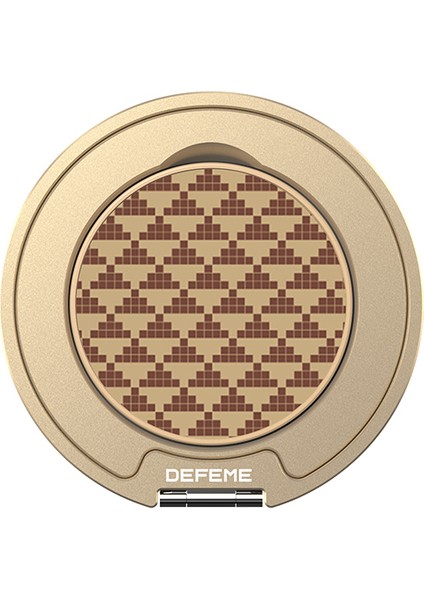 Defeme Freeflow Parmak Ring Stand 360 Derece Dönebilen Karbon Fiber Tasarımlı Gold