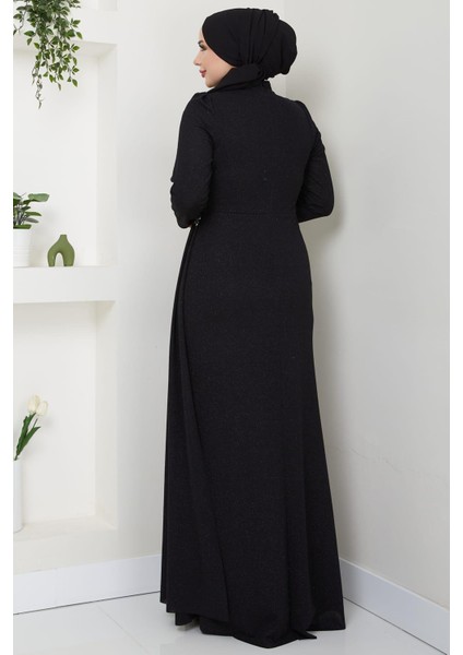 Gözde Tesettür Abiye Siyah modelleri