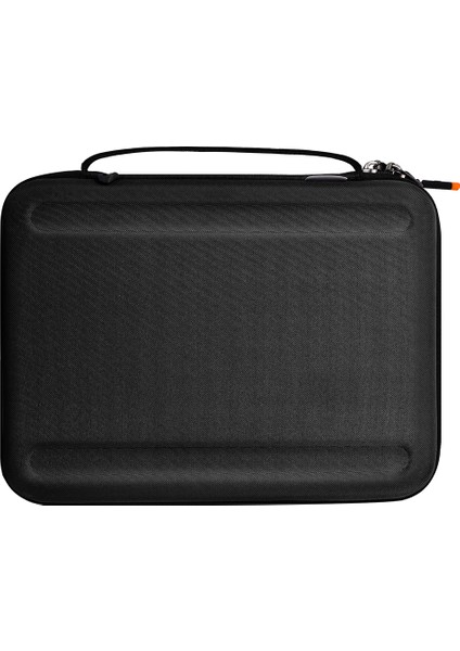 Parallel Hardshell Darbe Emici Su Geçirmez 900D Polyester Kumaş 12.9 Inç Laptop Çantası Siyah