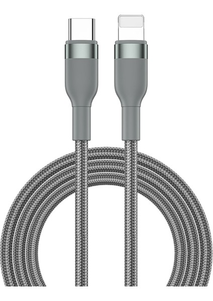 Wİ-C017 Concise Serisi Type-C To Lightning Pd Data Şarj Kablo 30W 2 Metre Gri fiyatları