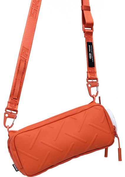 Sacoche Juno Cross-Hatch Naylon Scout Boyun Askı Kayışlı Çapraz Vücut Çantası Turuncu