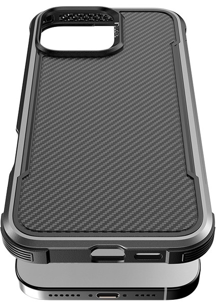 iPhone 16 Pro Max Kılıf M-Safe Uyumlu Airbagli Raptic Apex Serisi Karbon Fiber Tasarımlı Kapak Siyah fırsatları