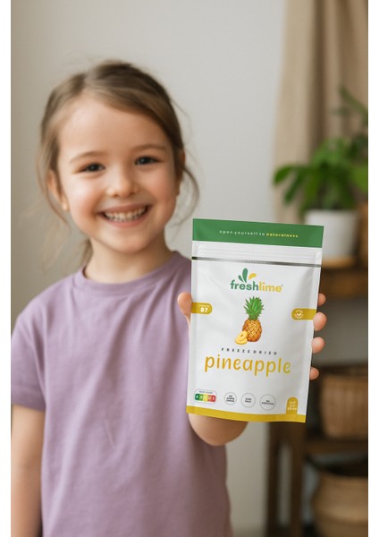 8`li Avantaj Paket Ananas Kuru Meyve Cipsi - 200 gr