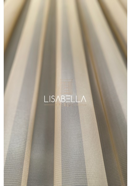 Saf Elegans Sütlü Kahve Renk Orjinal Grek Tül (1x2 Pile ) indirimleri