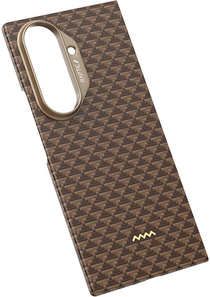 Galaxy Z Fold 7 Kılıf M-Safe Uyumlu Raptic Aramid Skin Origin Serisi Kapak Kahverengi fiyatları