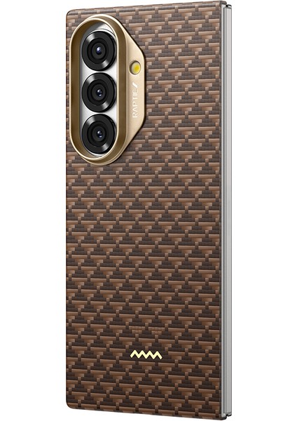 Galaxy Z Fold 7 Kılıf M-Safe Uyumlu Raptic Aramid Skin Origin Serisi Kapak Kahverengi indirimleri