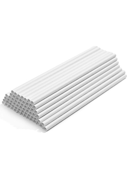 Kağıt Pipet Beyaz Sargısız 8X240 mm 100 Adet fiyatları