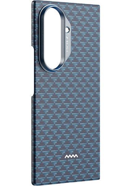 Galaxy Z Fold 7 Kılıf M-Safe Uyumlu Raptic Aramid Skin Origin Serisi Kapak Lacivert